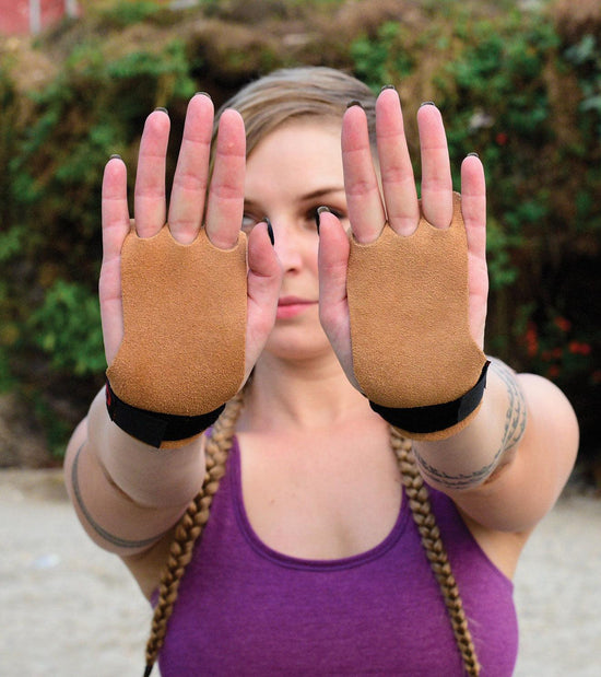 Load image into Gallery viewer, 3 finger Gymnastic Gloves - wodarmour
