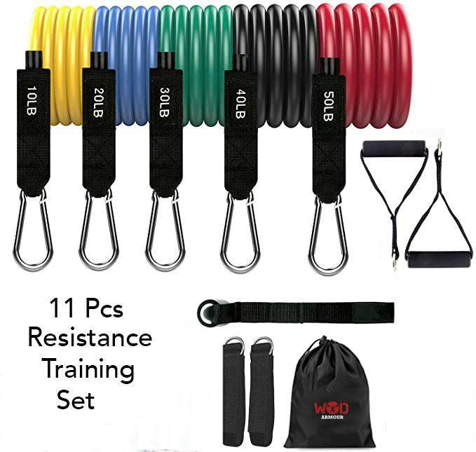 5 in 1 Resistance training Workout set - wodarmour