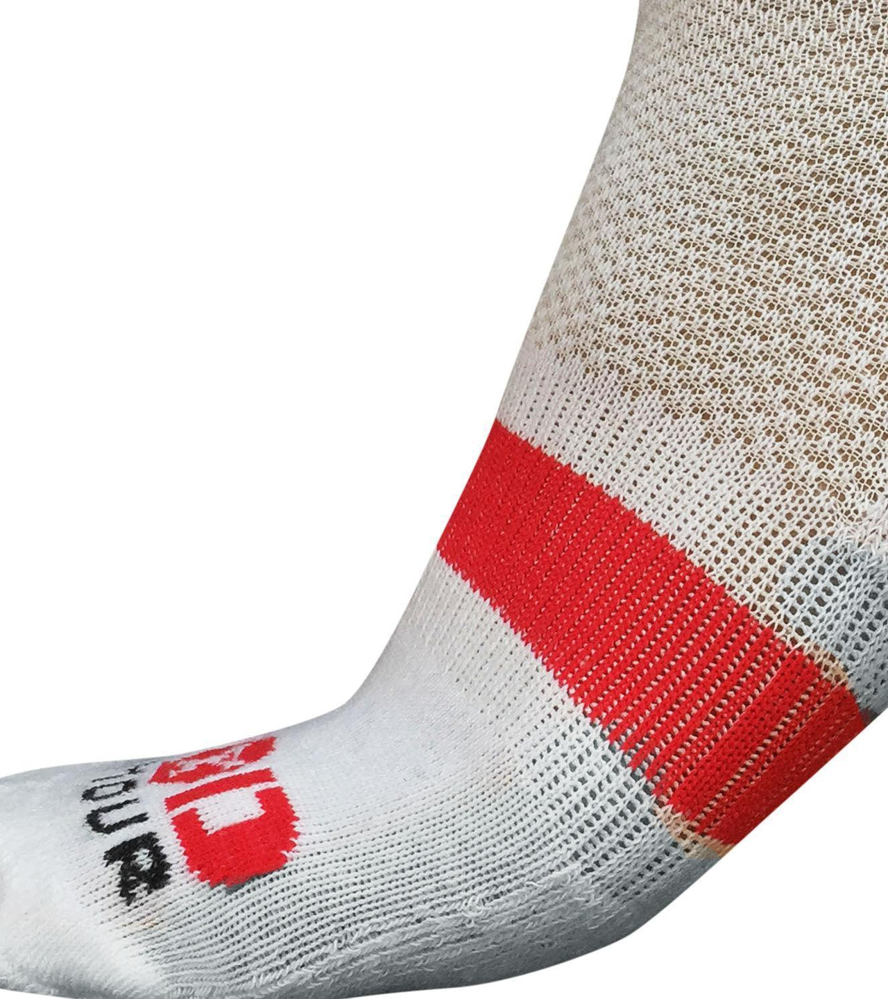 Ankle Length Breathable Training Socks White - wodarmour
