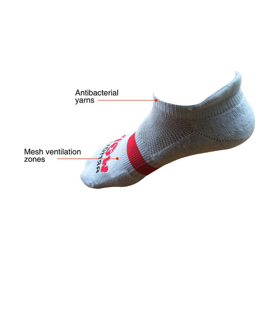 Load image into Gallery viewer, Ankle Length Breathable Training Socks White - wodarmour
