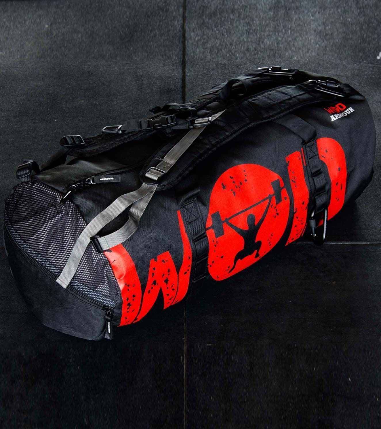 WOD Armour Gym and Travel Bag with carabiner Durable Versatile