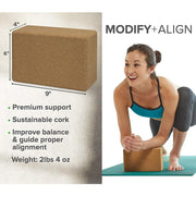 Cork Yoga block - wodarmour