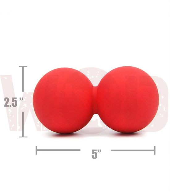Double Lacrosse Ball Peanut Massage Ball For Thoracic Spine wodarmour