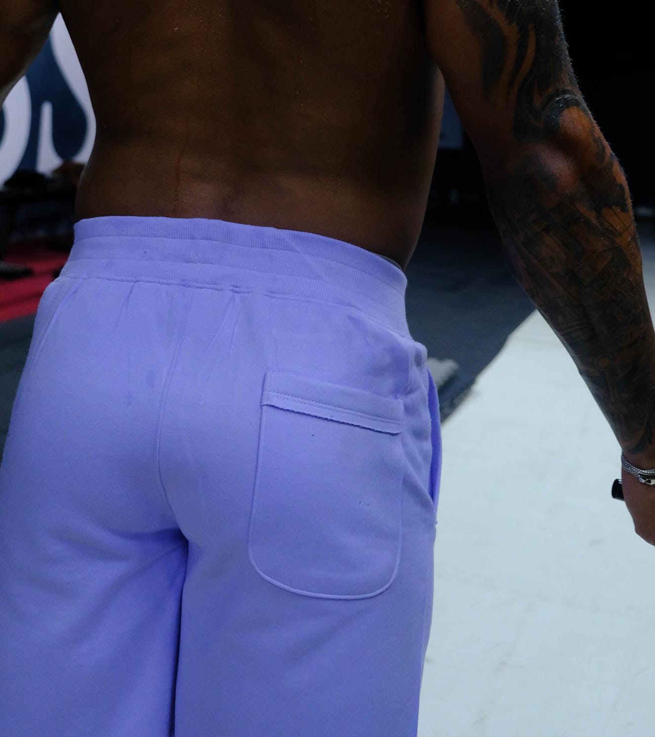 Drawstring Jersey Shorts (Lavander) - wodarmour