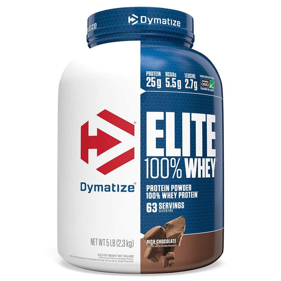 Dymatize Elite 100% Whey Protein 5 lbs, 2.3 kg - wodarmour