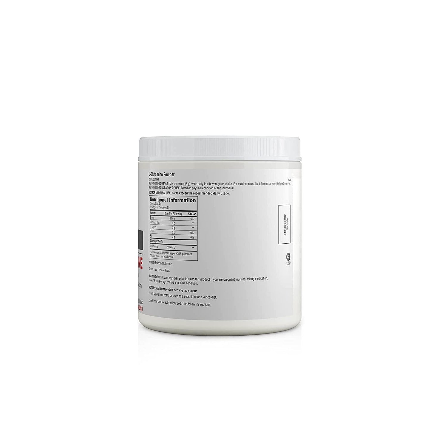 GNC GNC Pro Performance L-Glutamine 5000 mg - wodarmour