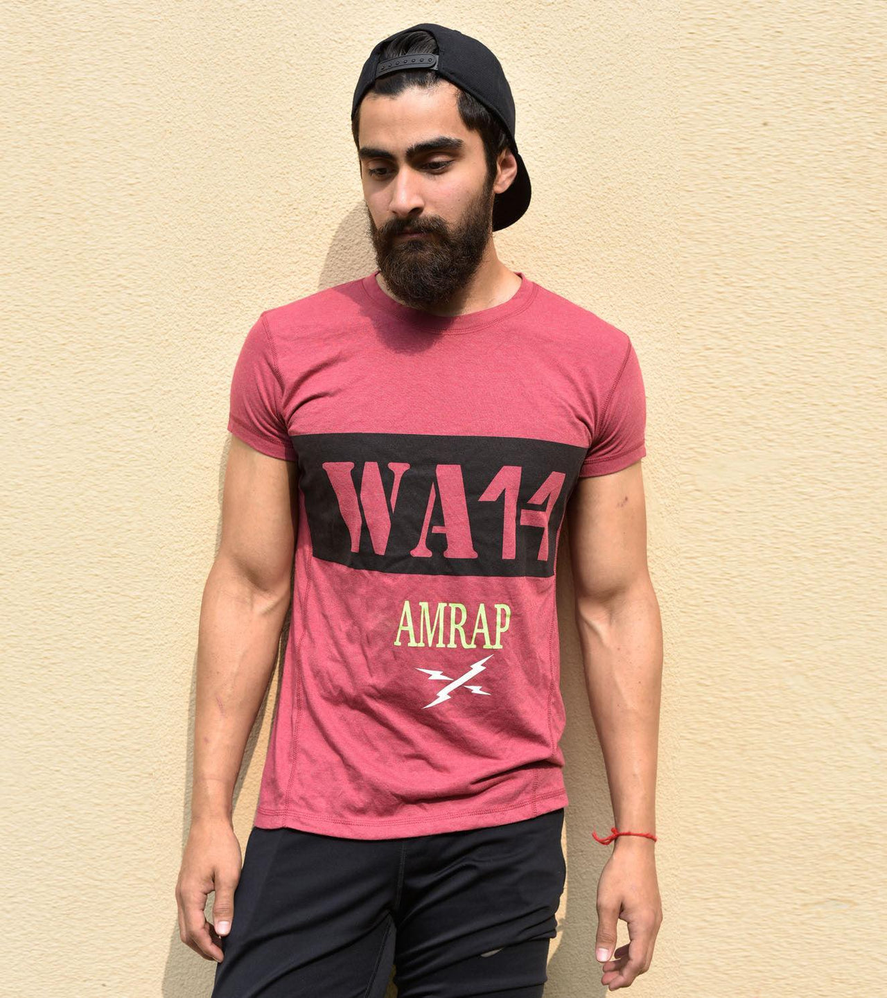 Men's Amrap Training T-shirt (Brick red) - wodarmour