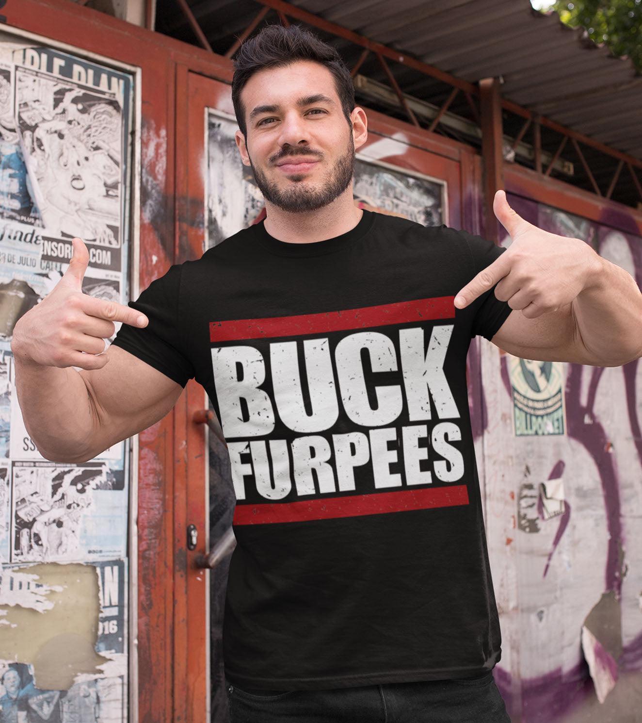 Men's Buck Furpees training T-shirt (Black) - wodarmour