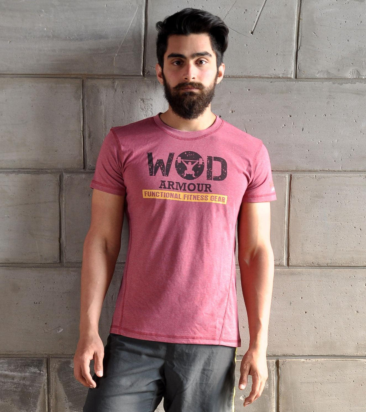 Men's Classic WOD T-shirt (Pink) - wodarmour