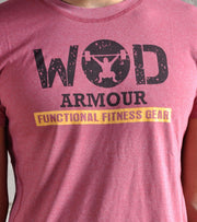 Men's Classic WOD T-shirt (Pink) - wodarmour