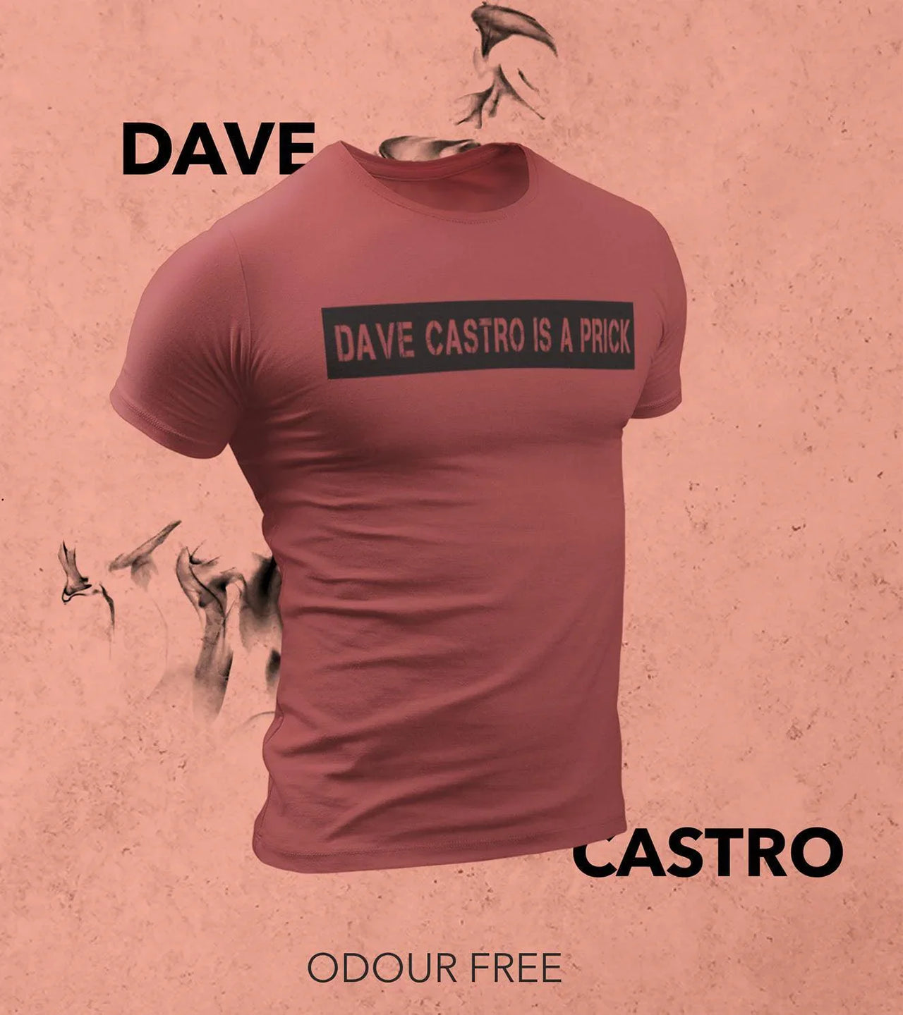Men's Dave Castro T-shirt (Crimson Red) - wodarmour