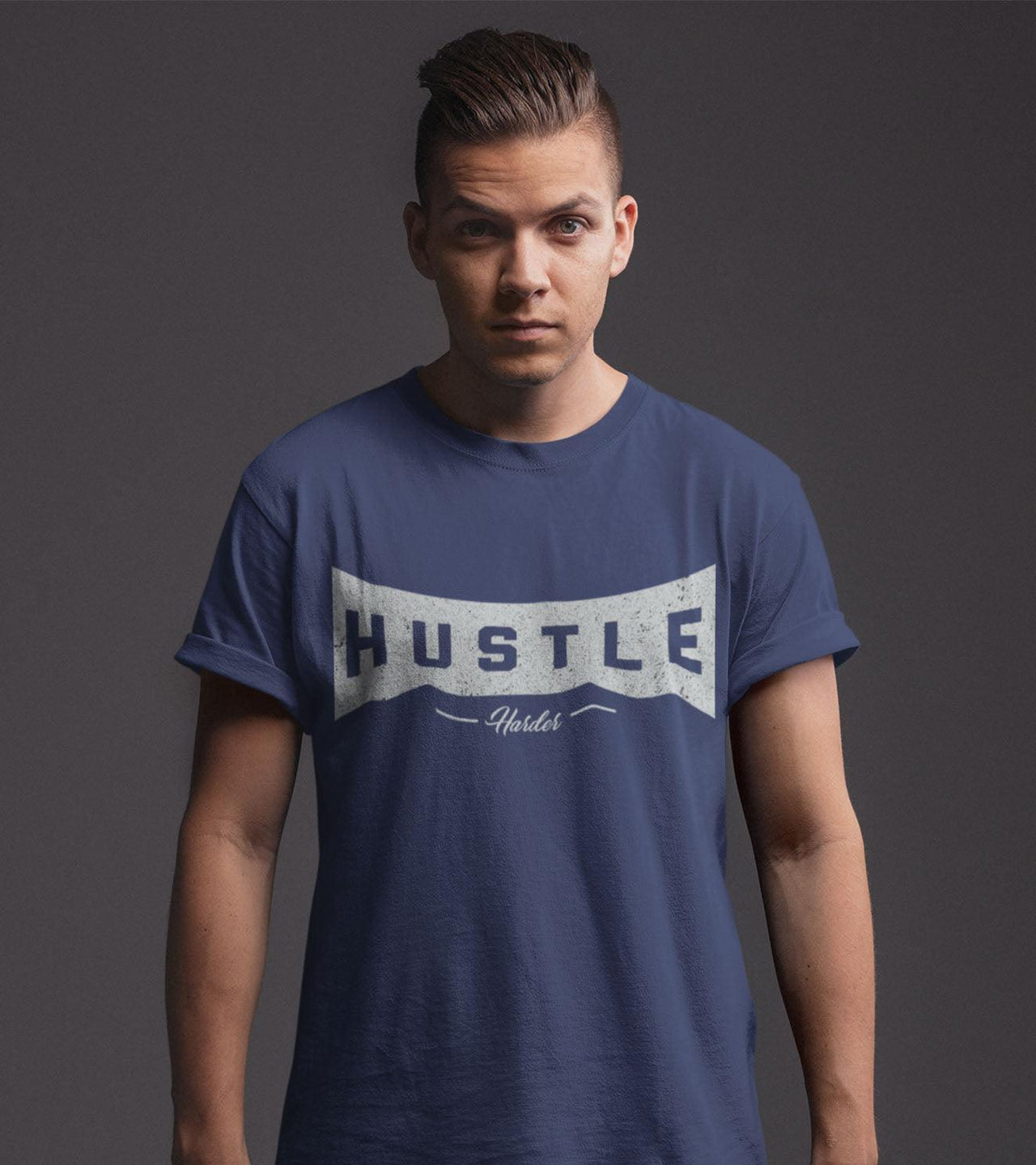 Men's Hustle Harder T-shirt (Old Navy) - wodarmour