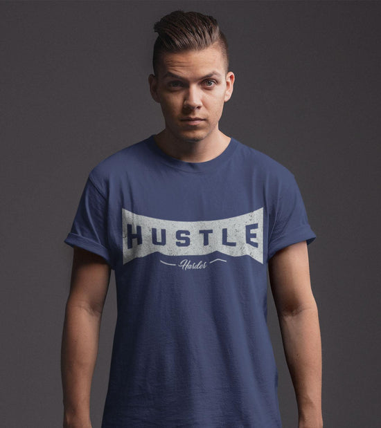Men's Hustle Harder T-shirt (Old Navy) - wodarmour