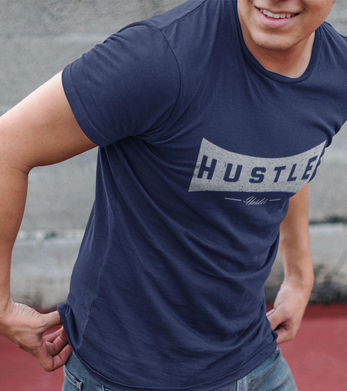 Men's Hustle Harder T-shirt (Old Navy) - wodarmour