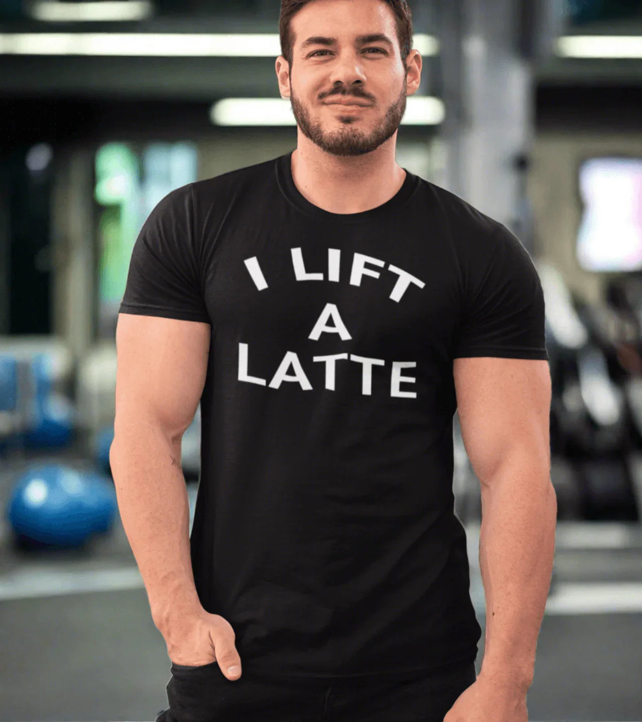 Men's "I Lift A Latte " T-Shirt - wodarmour