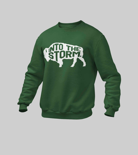 Men's Into the Storm Sweatshirt (Green) - wodarmour