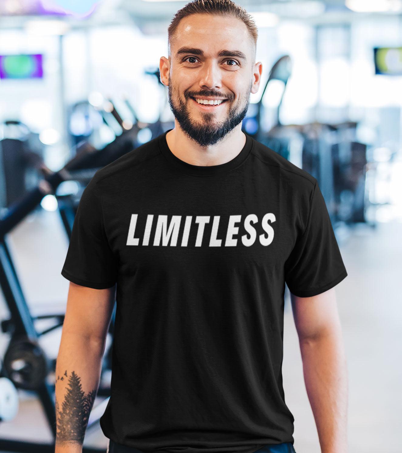 Load image into Gallery viewer, Men&amp;#39;s &amp;quot;LIMITLESS&amp;quot; T-Shirt - wodarmour
