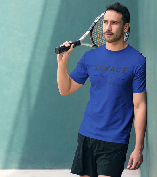 Men's "SAVAGE NOT AVERAGE" T-Shirt - wodarmour