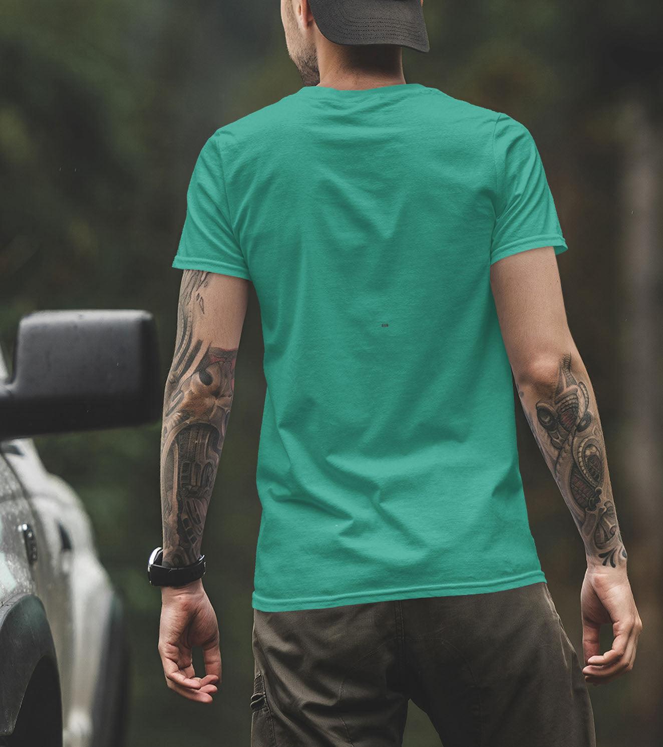 Men's Scaling is Cool T-shirt ( ocean Green ) - wodarmour