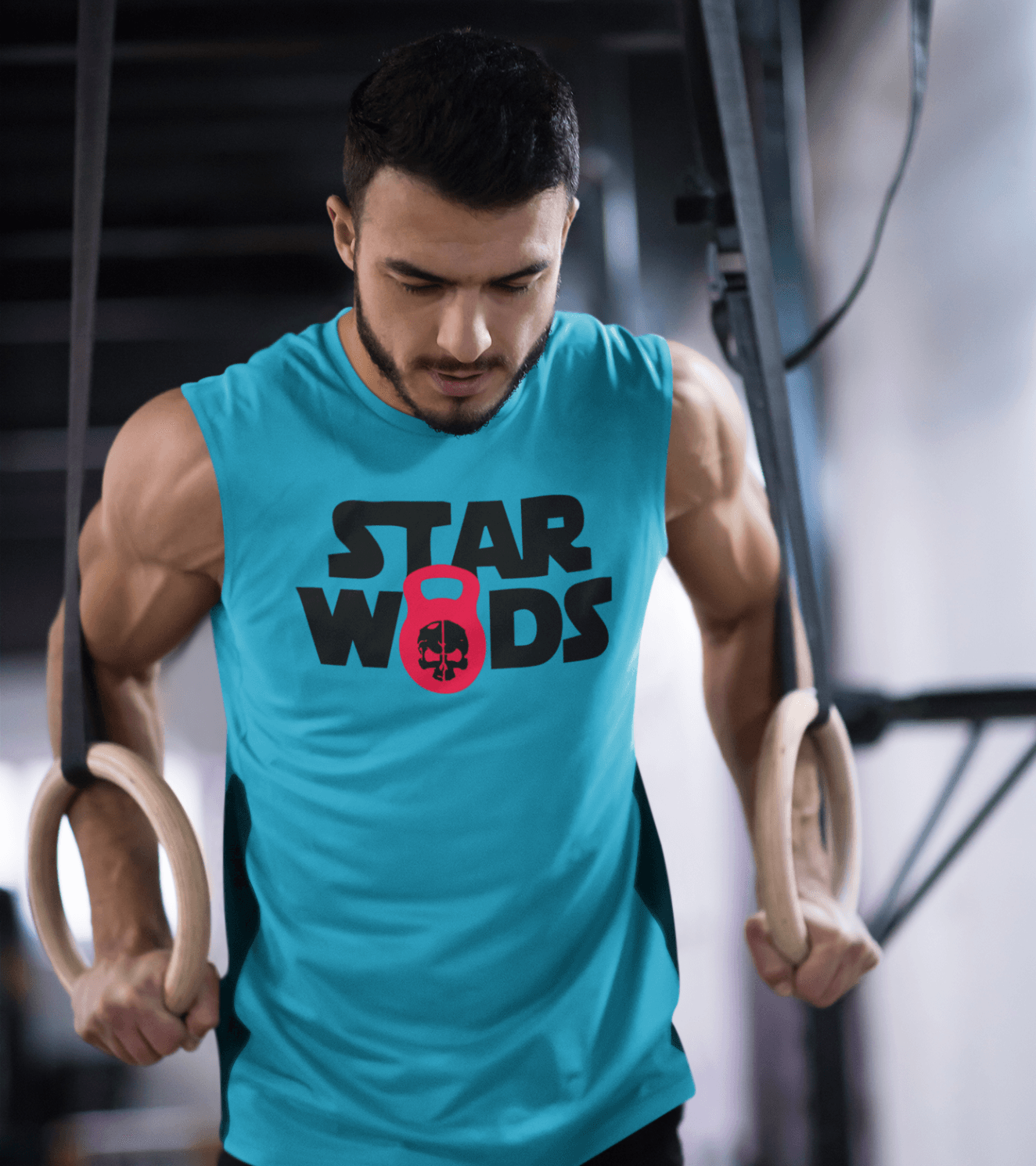 Men's Star Wods Muscle Tank T-shirt - wodarmour
