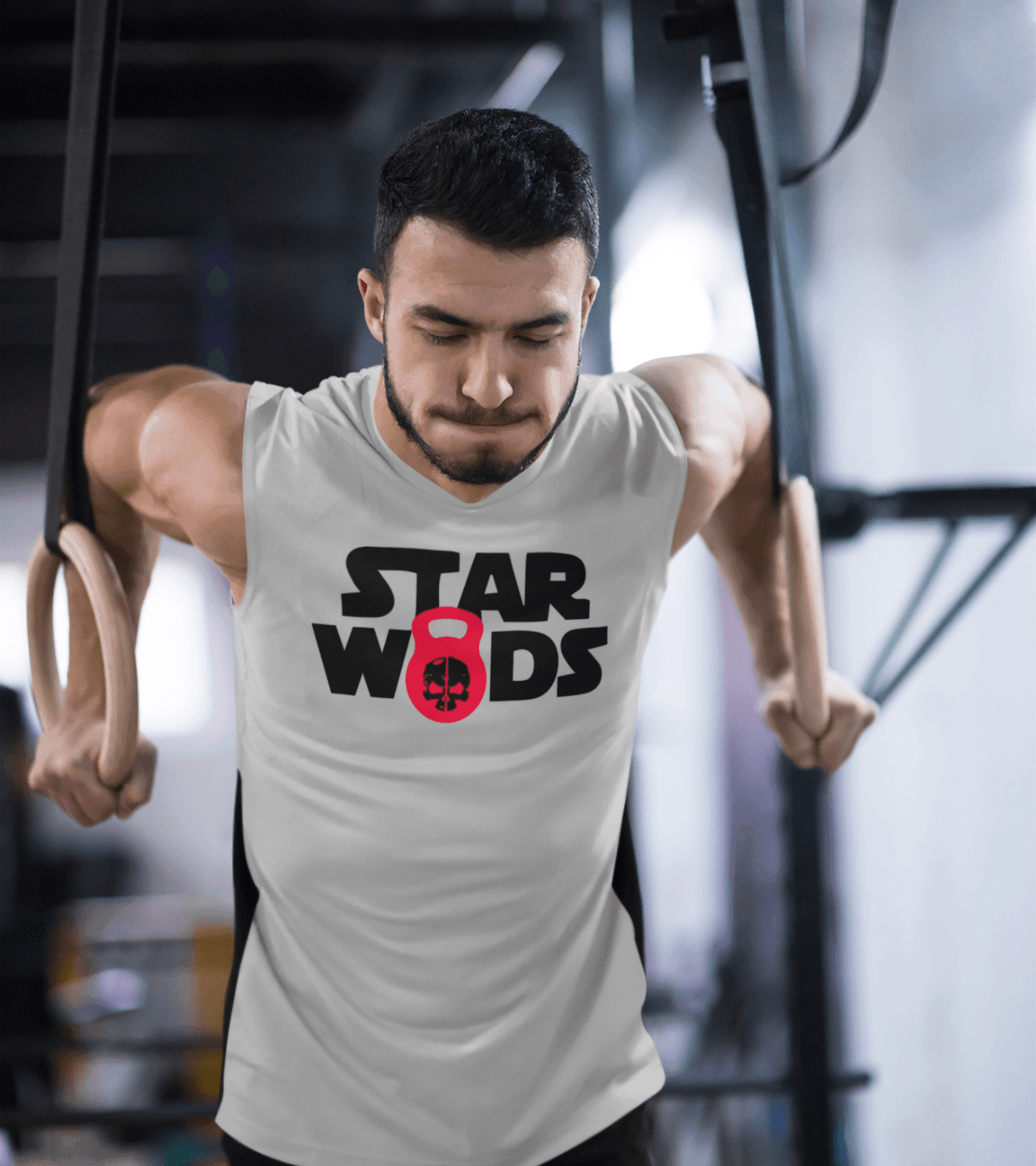Men's Star Wods Muscle Tank T-shirt - wodarmour
