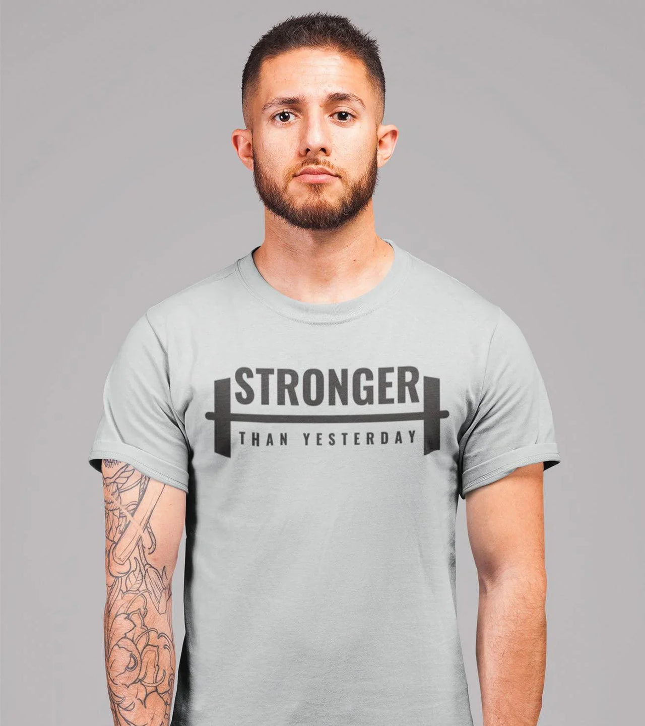 Men's "STRONGER THAN YESTERDAY" T-Shirt - wodarmour