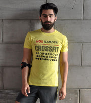 Men's Training T-shirt (Yellow) - wodarmour
