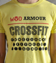 Men's Training T-shirt (Yellow) - wodarmour