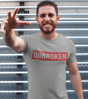Men's Unbroken T-shirt (Rhino Grey) - wodarmour