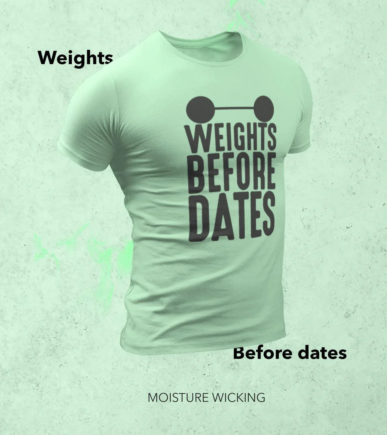 Men's "Weights Before dates" T-Shirt - wodarmour