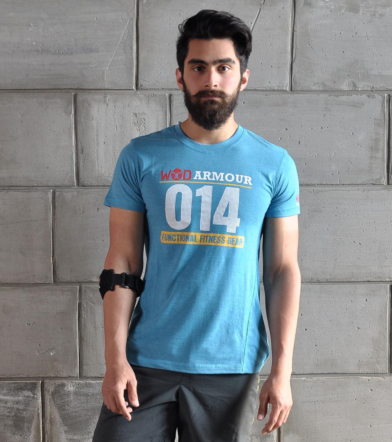 Men's WOD 14 T-shirt (Dodger Blue) - wodarmour