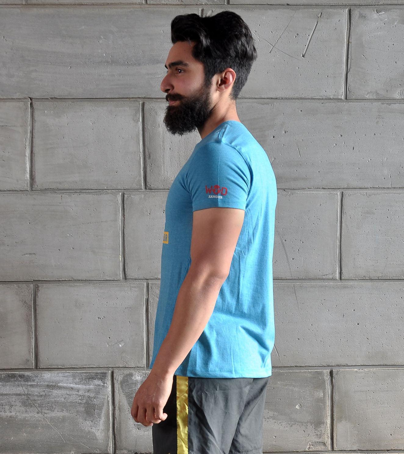 Men's WOD 14 T-shirt (Dodger Blue) - wodarmour