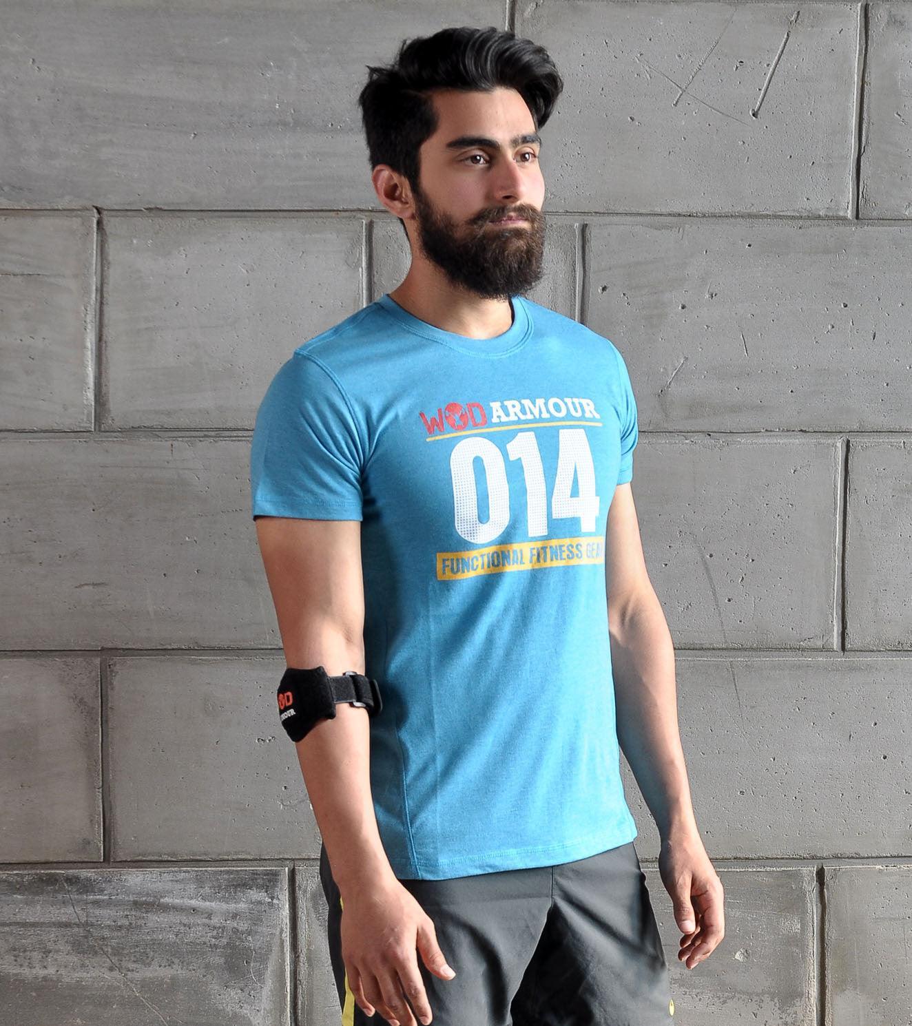 Men's WOD 14 T-shirt (Dodger Blue) - wodarmour