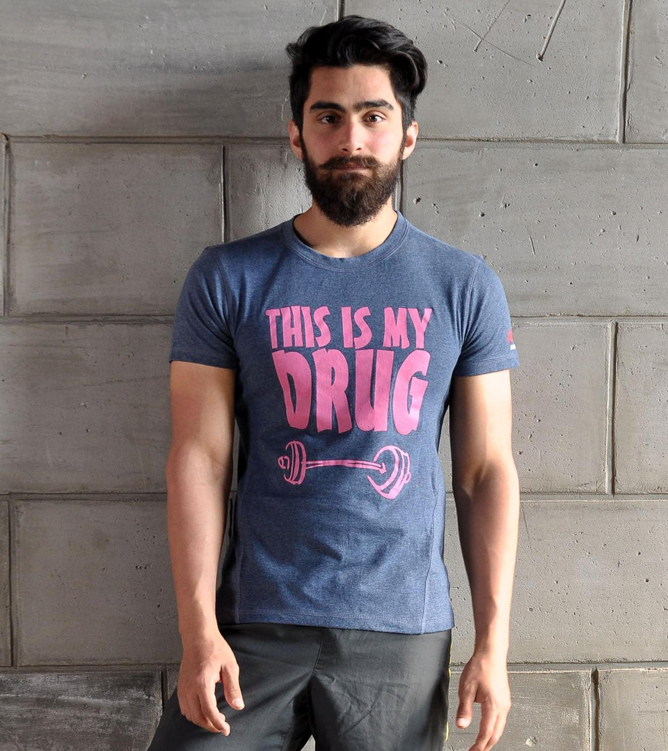 Mens TIMD Graphic Training T-shirt (Navy Blue)