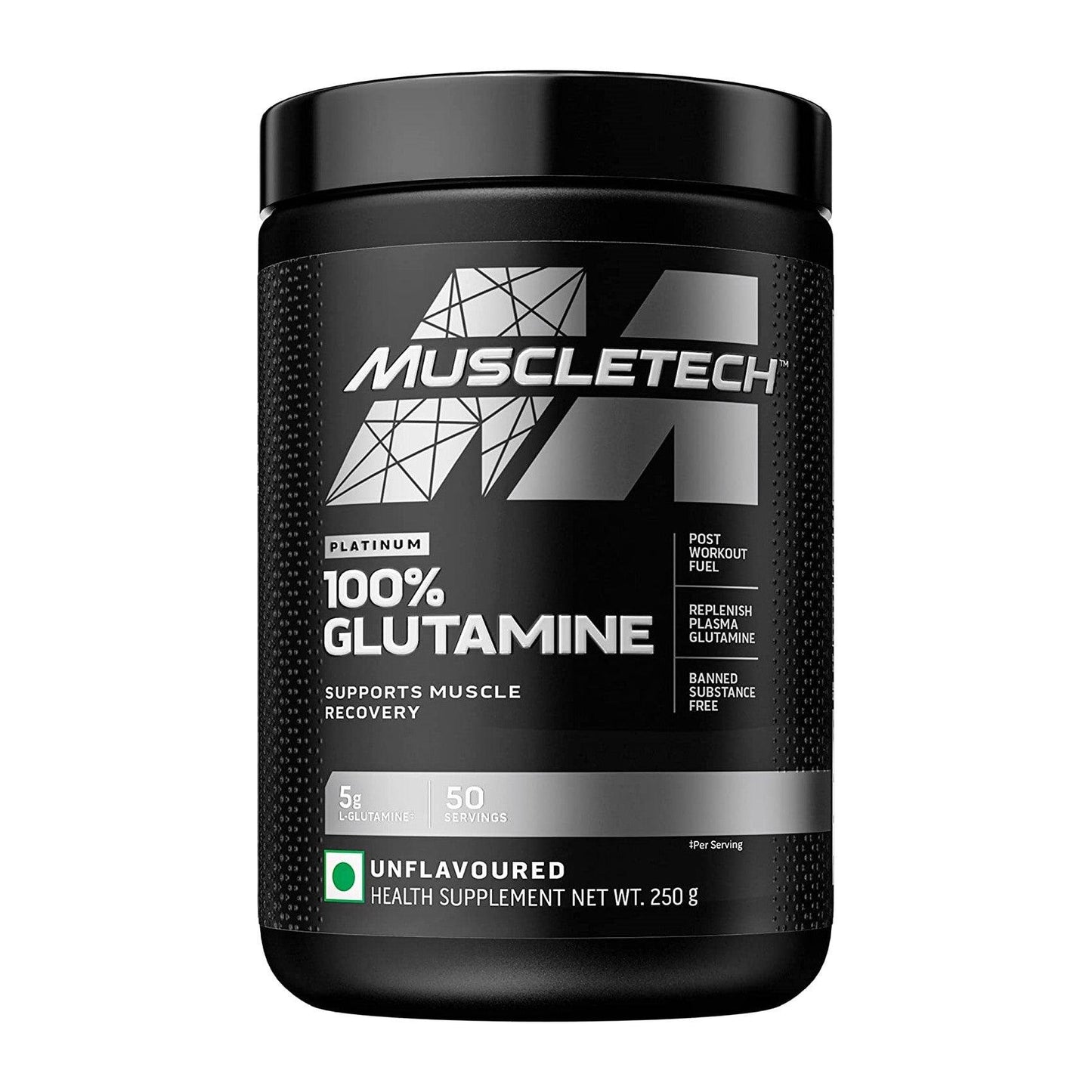 Muscletech Essential Series Platinum 100% Glutamine ( 250 Grams) - wodarmour