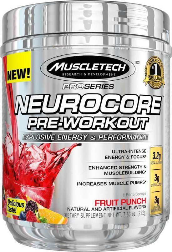 MuscleTech Neurocore, 0.48 lb, Fruit Punch - wodarmour