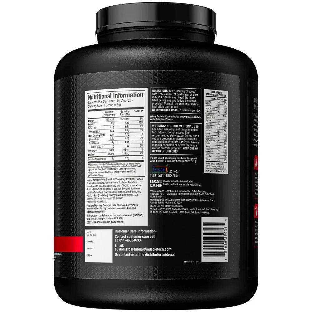 Load image into Gallery viewer, Muscletech NitroTech whey - wodarmour
