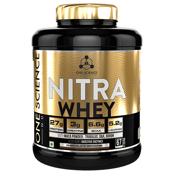 One Science Nutrition Nitra whey Cookies and cream ( 2.27 Kg) - wodarmour
