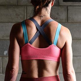 Padded High impact workout sports bra - wodarmour