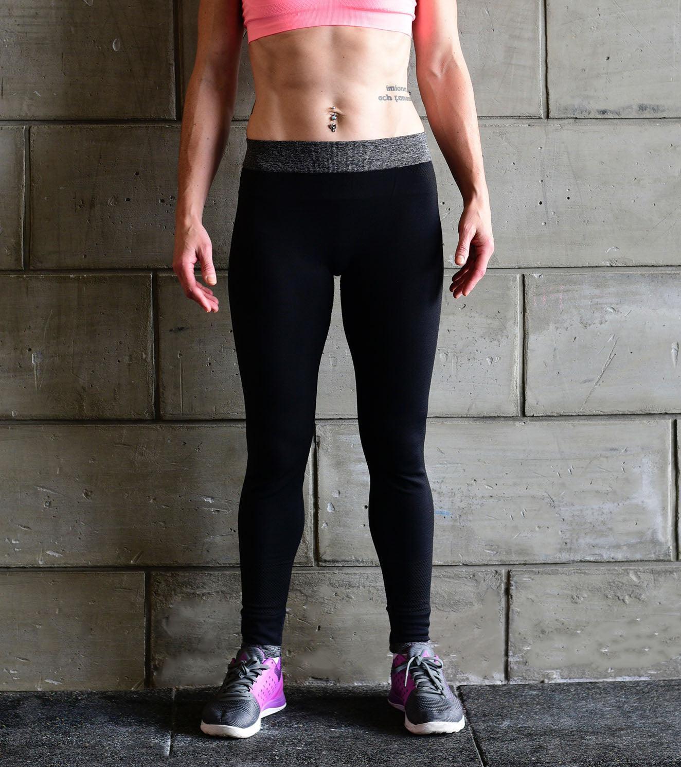 Power Flex Yoga Pants 90 Degree by Reflex Power Flex Yoga Pants - High Waist | B2B  main image 4