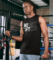 Weight lifting muscle tank top (Black) - wodarmour
