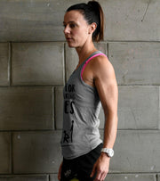 Women's burpees Tank top (grey) - wodarmour