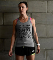Women's burpees Tank top (grey) - wodarmour