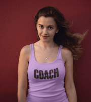 Women's COACH Tank Top (Lavender) - wodarmour