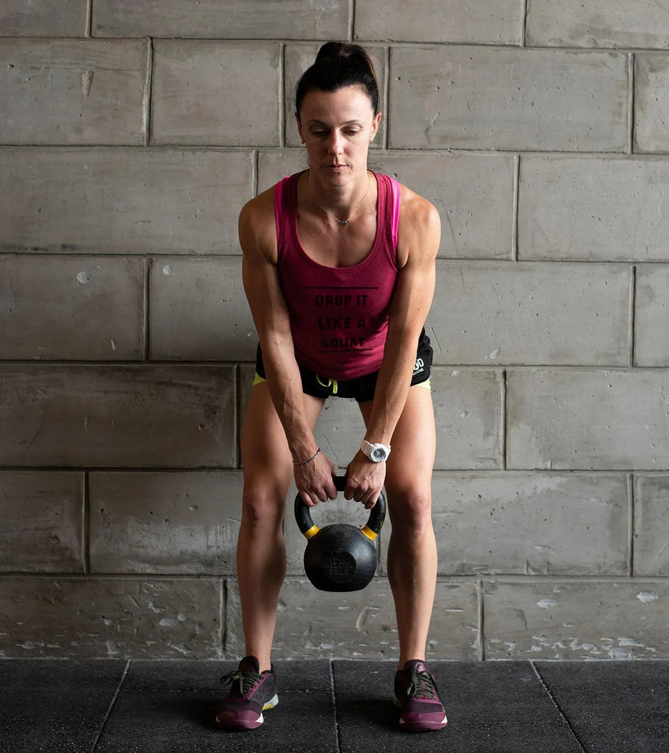 Women's 'Drop it like a Squat' Tank top (Red)