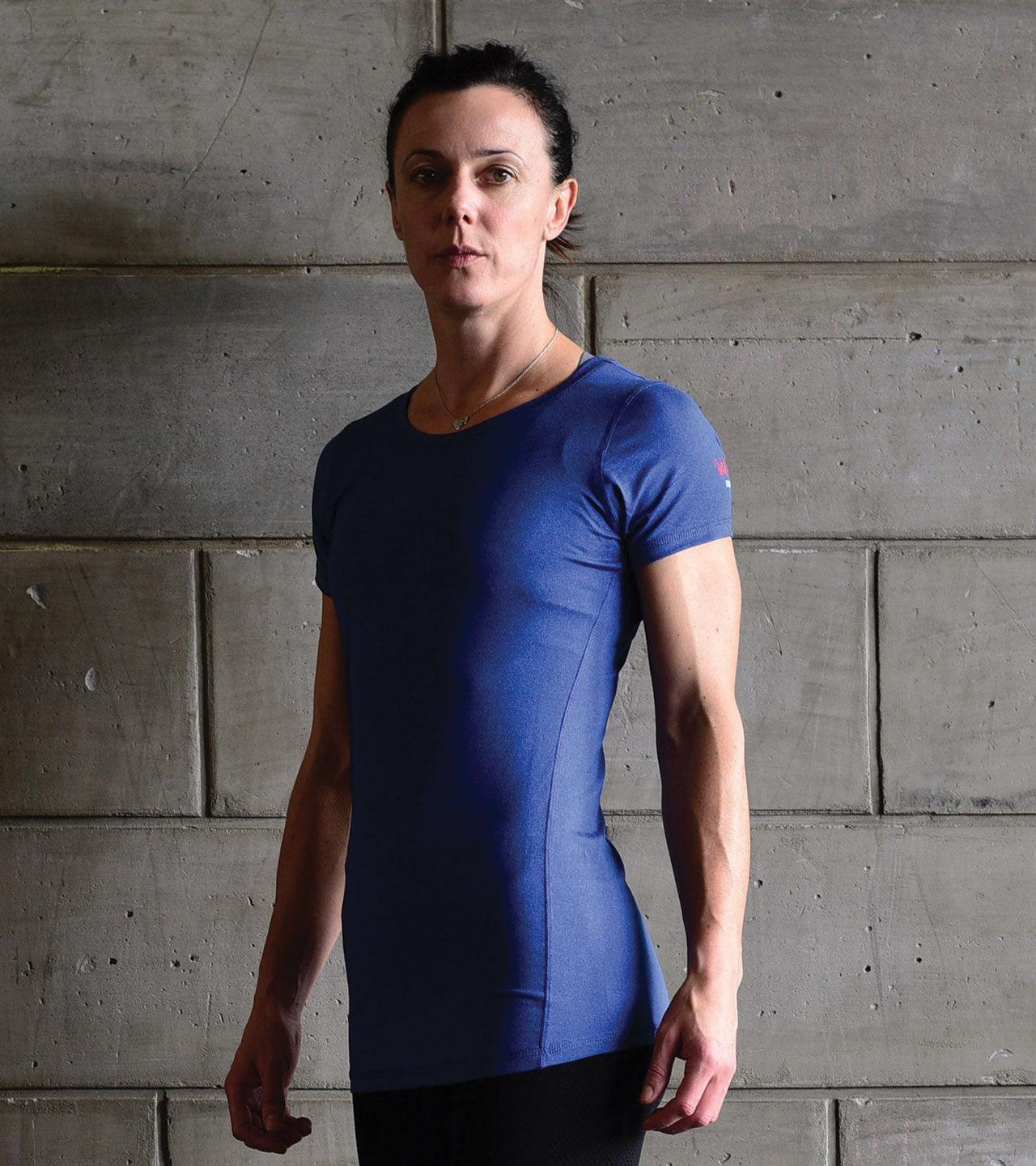 Women's Dry Fit T-shirt (Blue) - wodarmour