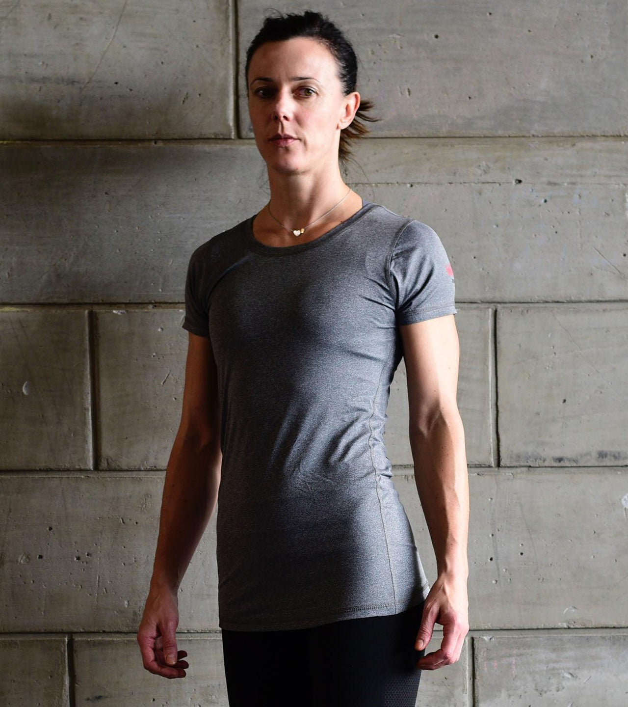 Women's Dry Fit T-shirt (Grey) - wodarmour