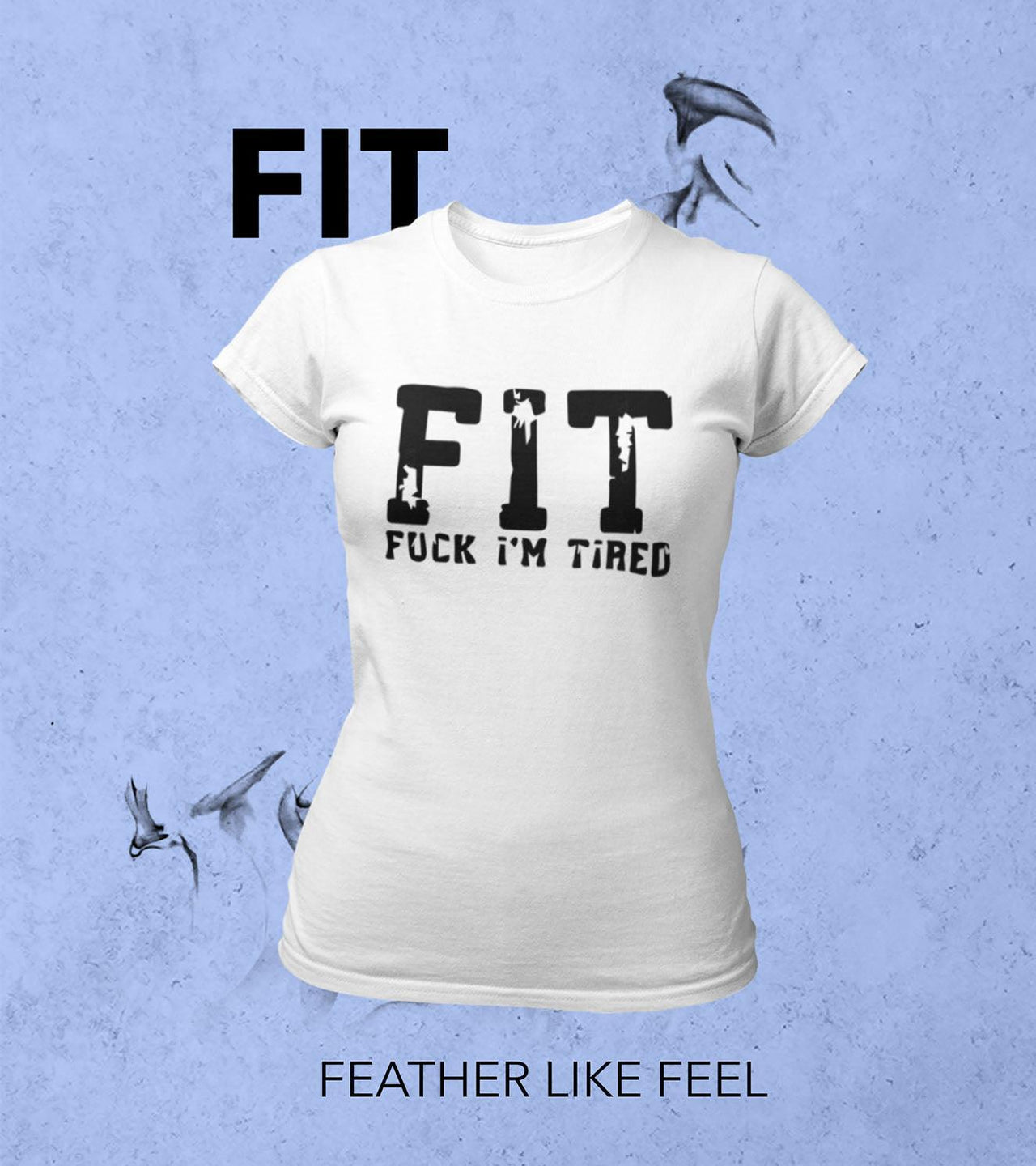 Women's FIT T-Shirts (white) - wodarmour