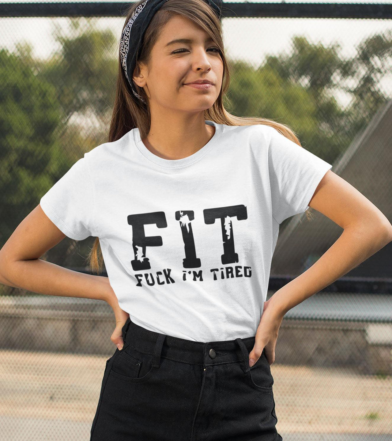 Women's FIT T-Shirts (white) - wodarmour