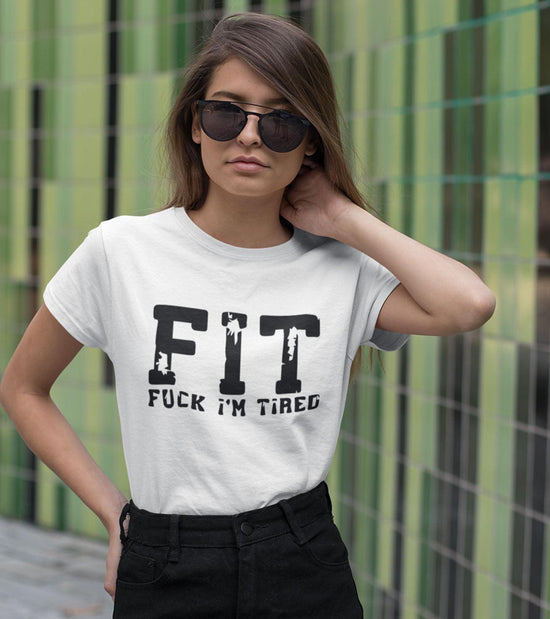 Women's FIT T-Shirts (white) - wodarmour
